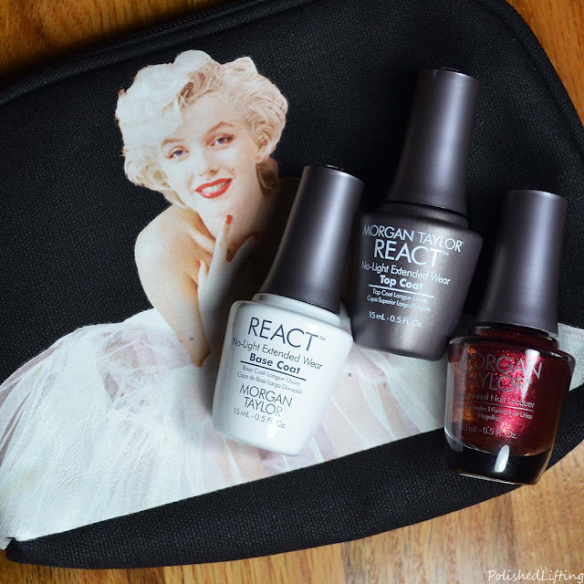 nail polish gift set Marilyn Monroe makeup bag