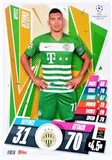 Topps Match Attax 2020-2021 Ferencvárosi TC Set