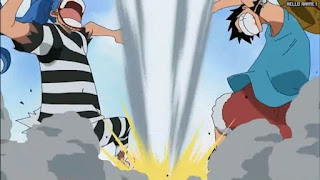 ワンピースアニメ インペルダウン編 423話 バギー ルフィ Buggy Luffy | ONE PIECE Episode 423