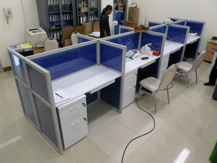 Meja Sekat Kantor - Custom Furniture Kantor (Office) Semarang