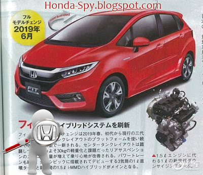 2017, 2018, honda, fit, facelift, turbo, hybrid, jazz