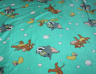 Vintage Tom & Jerry Flat bed sheet