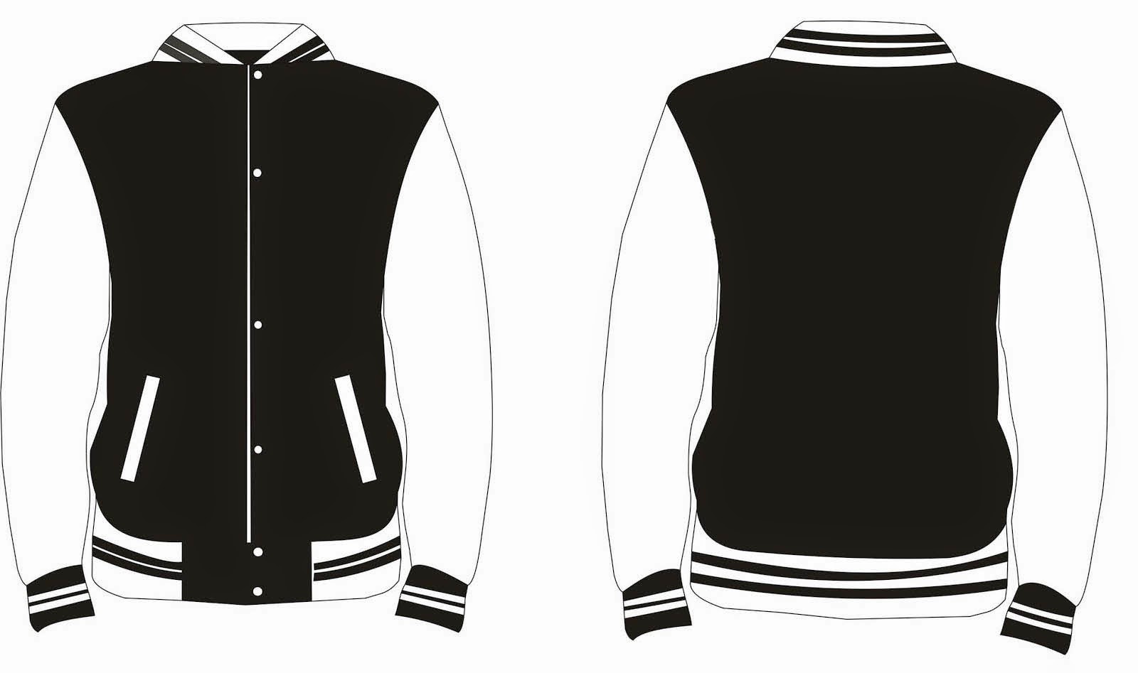 Contoh Koleksi Desain Gambar Template Jaket Insya 