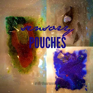 DIY sensory pouches tutorial using laminate pouches