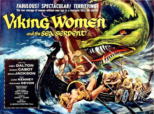 Poster - The Saga of the Viking Women and Their Voyage to the Waters of the Great Sea Serpent, 1957