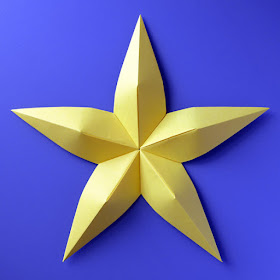 Origami Stella convessa - Convex star © by Francesco Guarnieri