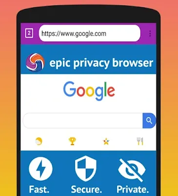 متصفح EPIC PRIVACY للأندرويد