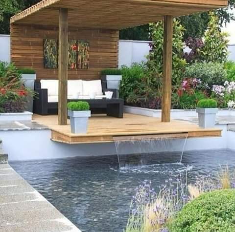  Contoh  Desain  Taman Belakang  Rumah  Teras  Minimalis Foto 