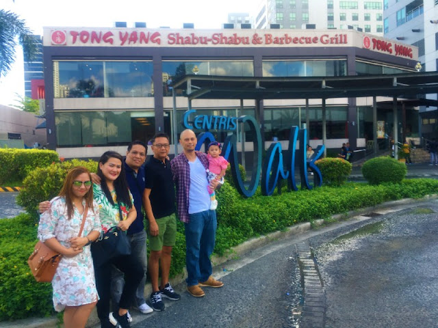 Me and my colleagues at Eloc Global at Centris Walk at Eton Complex in Quezon City. Thanks to our boss, Wilson Cole, for this get-together!