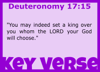 Key Verse - Deuteronomy 17:15