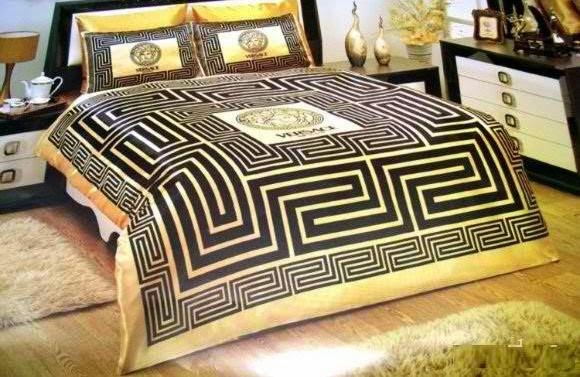 VERSACE SATIN BED COVER SET