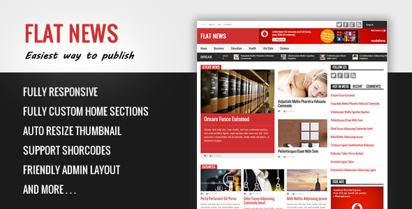 Flat News – Easy News & Magazine Template