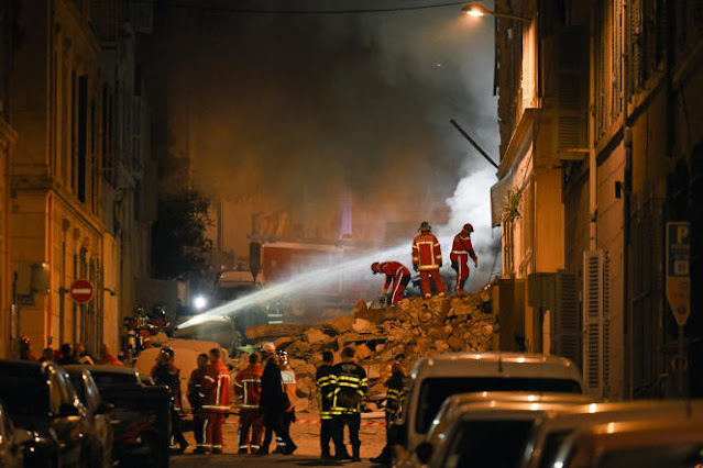 Four bodies found after building gets destroyed in explosion in France's Marseille