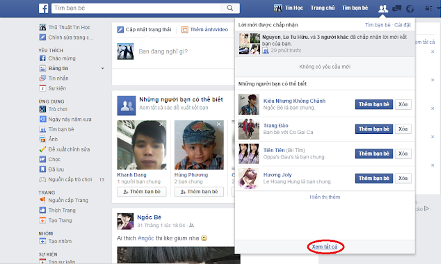thủ thuật tin học , itkyc , cách xem ai đã từ chối kết bạn trên facebook