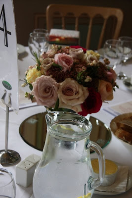 SilverDell's Literary Lunch at Lytham Hall with Rowley's Delicious Food & Flower Design Flowers