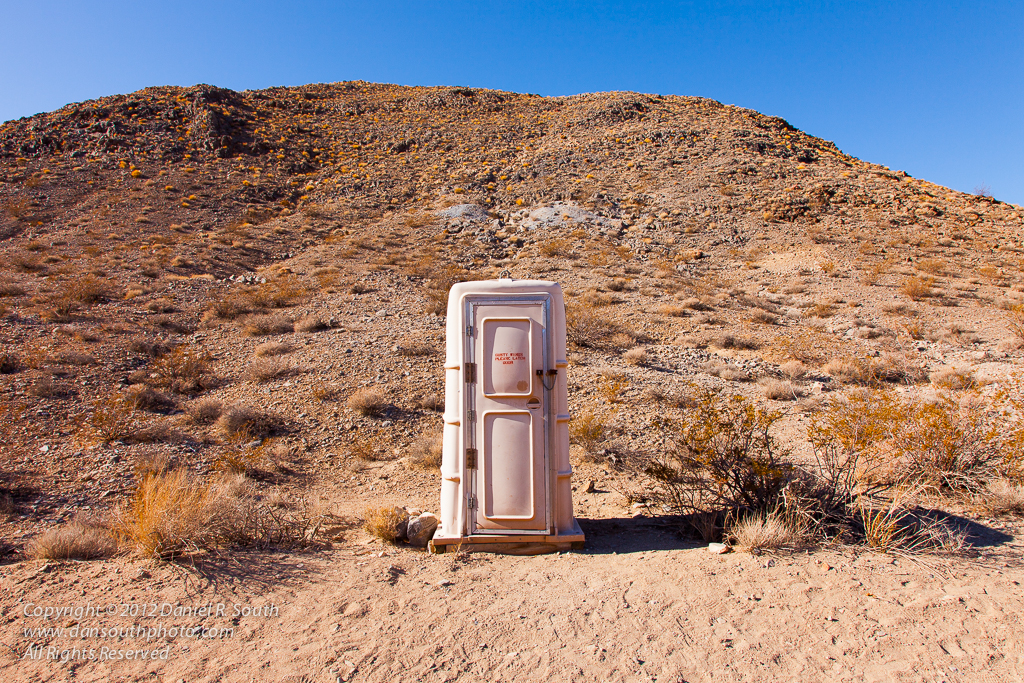 a photo of an outhouse in death valley