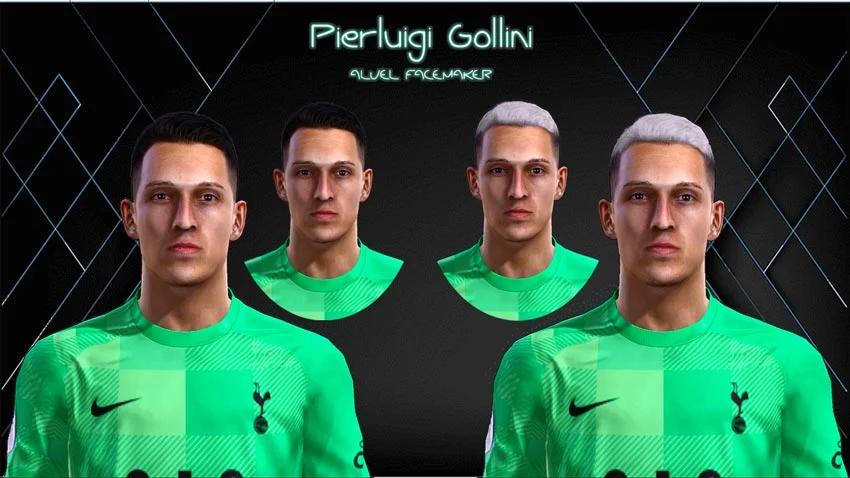 Pierluigi Gollini Face For Pro Evolution Soccer 2013