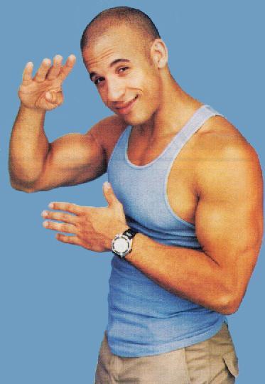 vin diesel bodybuilding. muscleweights.com