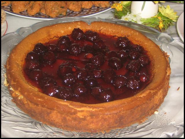 vişneli cheesecake