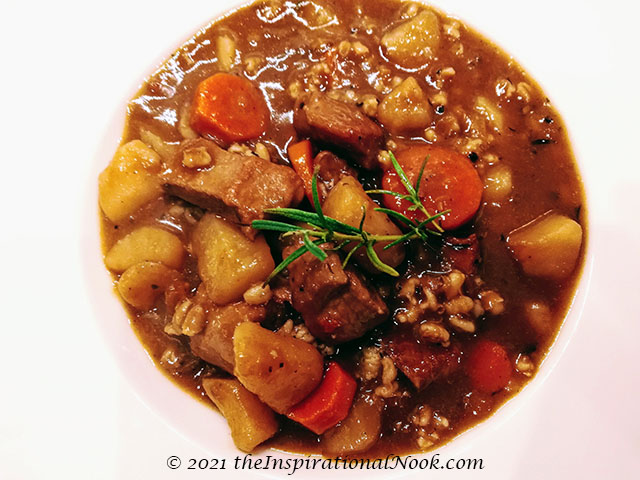 Best Beef Barley Stew, beef and pearl barley stew, beef casserole with pearl barley, beef and pearl barley casserole, beef stew with pearl barley, irish beef barley stew, beef barley stew dutch oven, irish stew pearl barley