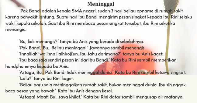 13 Contoh Teks Anekdot Beserta Strukturnya (Lengkap)