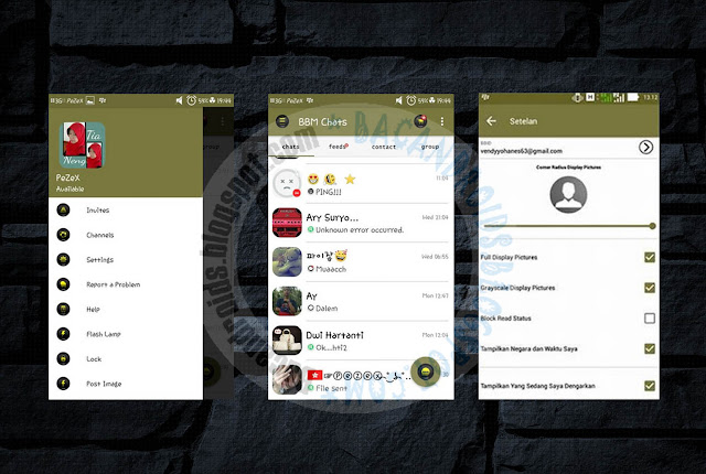 download BBM Mod Thema Simple Gold Ne Version 2.10.0.30 