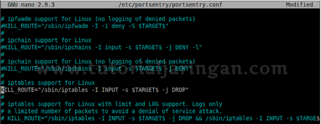 Cara Deteksi dan Blok Serangan Port Scanning di Linux Dengan Portsentry