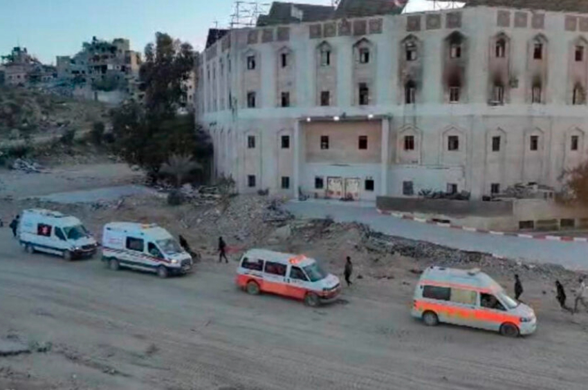 Exército de Israel informou sobre a prisão de quase uma centena de terroristas em operação no hospital Kamal Adwan de Beit Lahia (norte de Gaza)| Foto: EFE/Exército de Israel