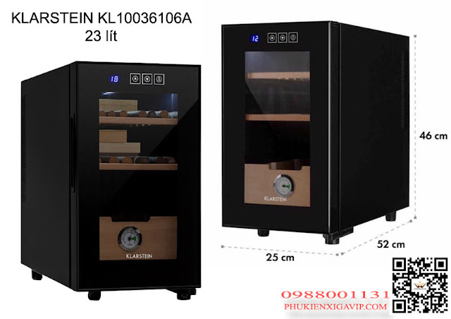 Tủ bảo quản xì gà Klarstein KL10036106A