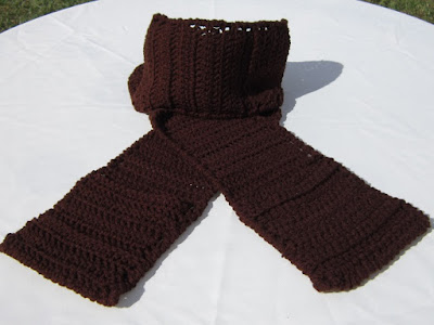 crochet, free pattern, scarf, pocket, double crochet, easy