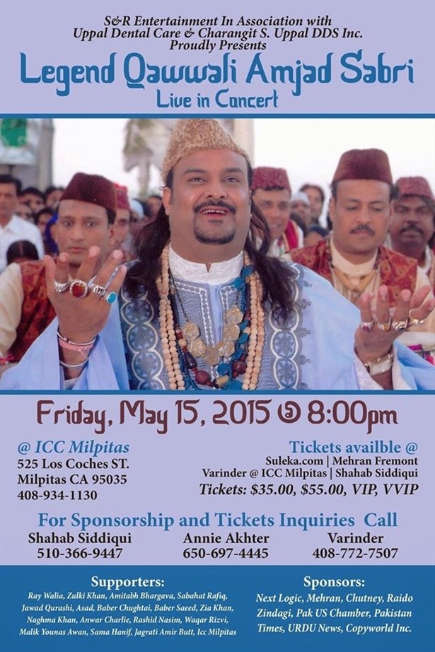  Amjad sabri Live In Bay Area