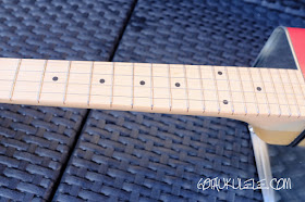 Bohemian Electric Soprano Ukulele neck