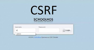 Exploit CMS Schoolhos 2017 | CSRF Vulnerability