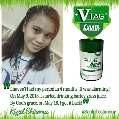 Rizzel Shiroma Barley on Menstruation Testimony