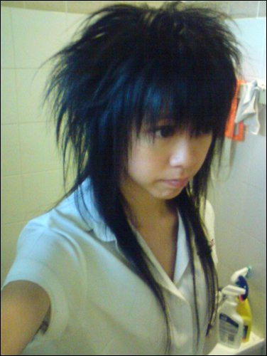 Technorati Tags: asian mullets, culture, hair styles. Asian Emo hairstyle.