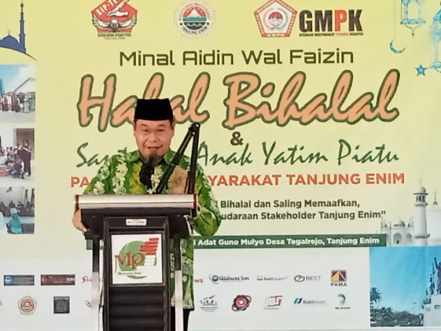 Halal Bihalal Keluarga Besar Paguyuban Masyarakat Tanjung Enim dan Santunan Anak Yatim Piatu