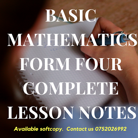 FORM FOUR BASIC MATHEMATICS NOTES PDF | FORM 4 MATHEMATICS NOTES - TANZANIA