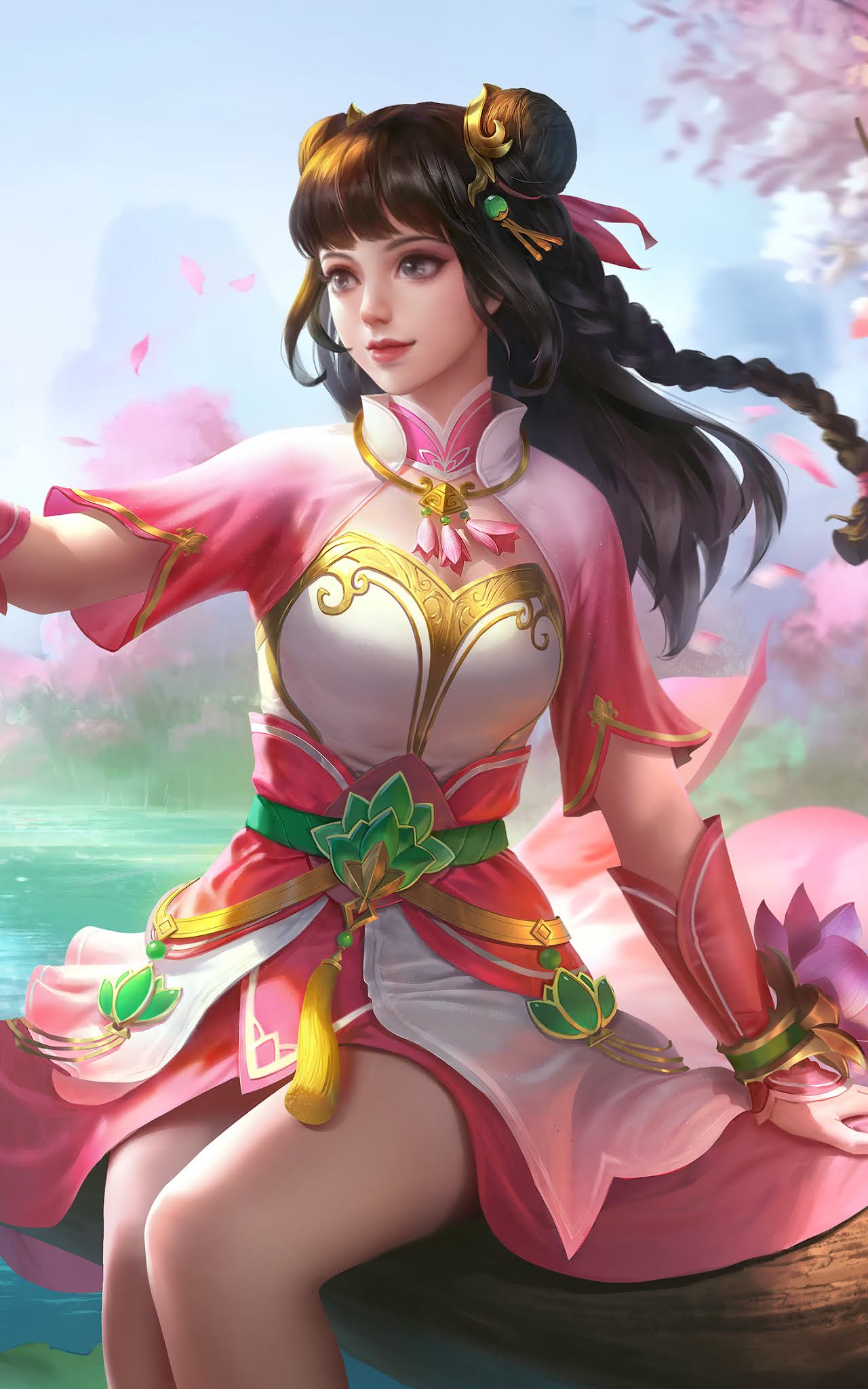 Guinevere Lotus skin wallpaper