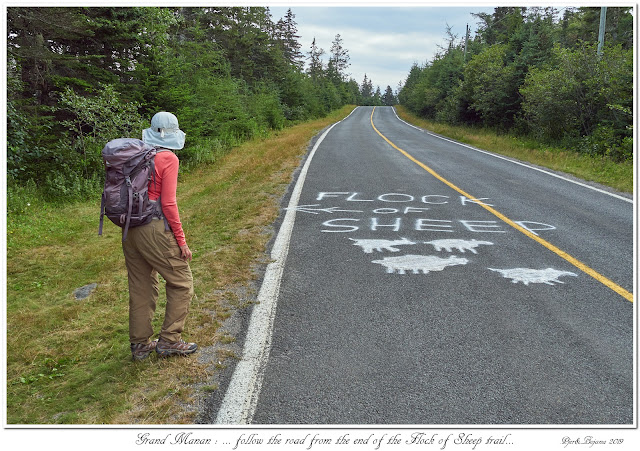 Grand Manan: ... follow the road from the end of the Flock of Sheep trail...