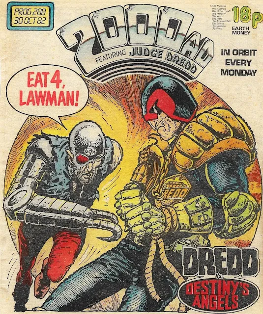 men machine comic dredd