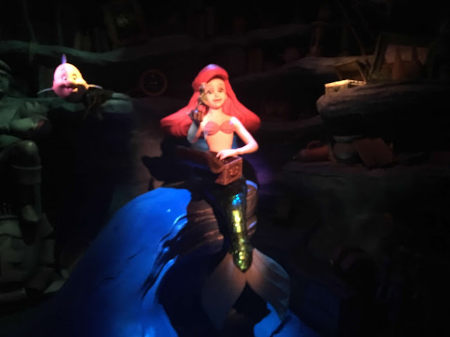 Ariel Animatronic Part of Your World Ariel's Undersea Adventure Ride Disney California Adventure Disneyland