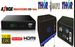 Azbox Bravissimo transformado em Maxfly Thor - 12-07-2017