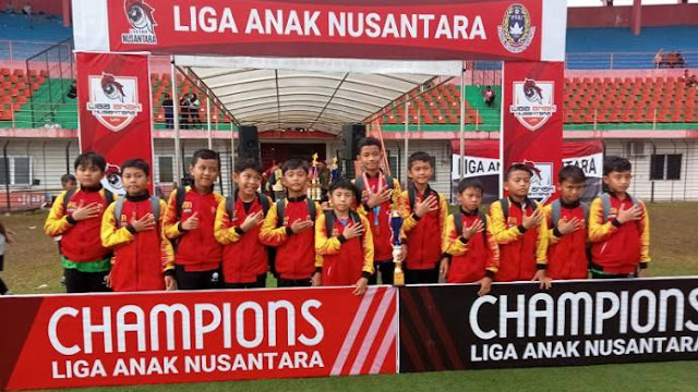 Wakili Riau, SSB Junior PTPN V Bawa Pulang Tropi Liga Anak Nusantara Yogyakarta