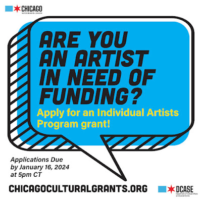 Chicago DCASE's Individual Artists Program Grant 2024 applications are now open
