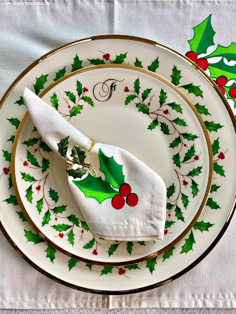 Vajilla Lenox de Navidad