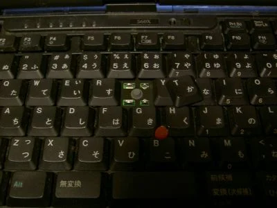 Tキーを外したキーボード