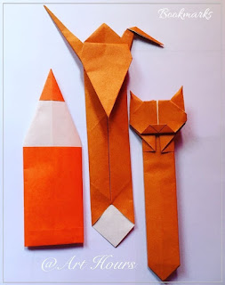 Origami Long Bookmarks folded by Art Hours