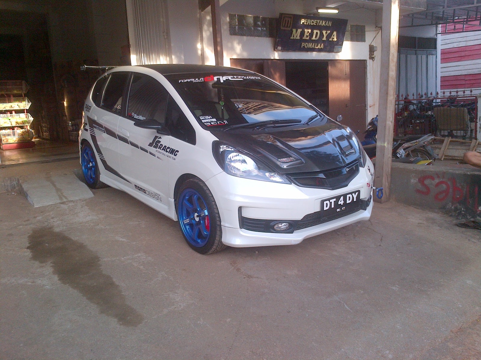 Kumpulan Modifikasi Cutting Sticker Mobil Honda Jazz Rekanotomotif