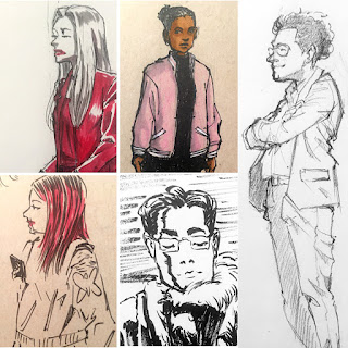 Compilation of sketches in post.