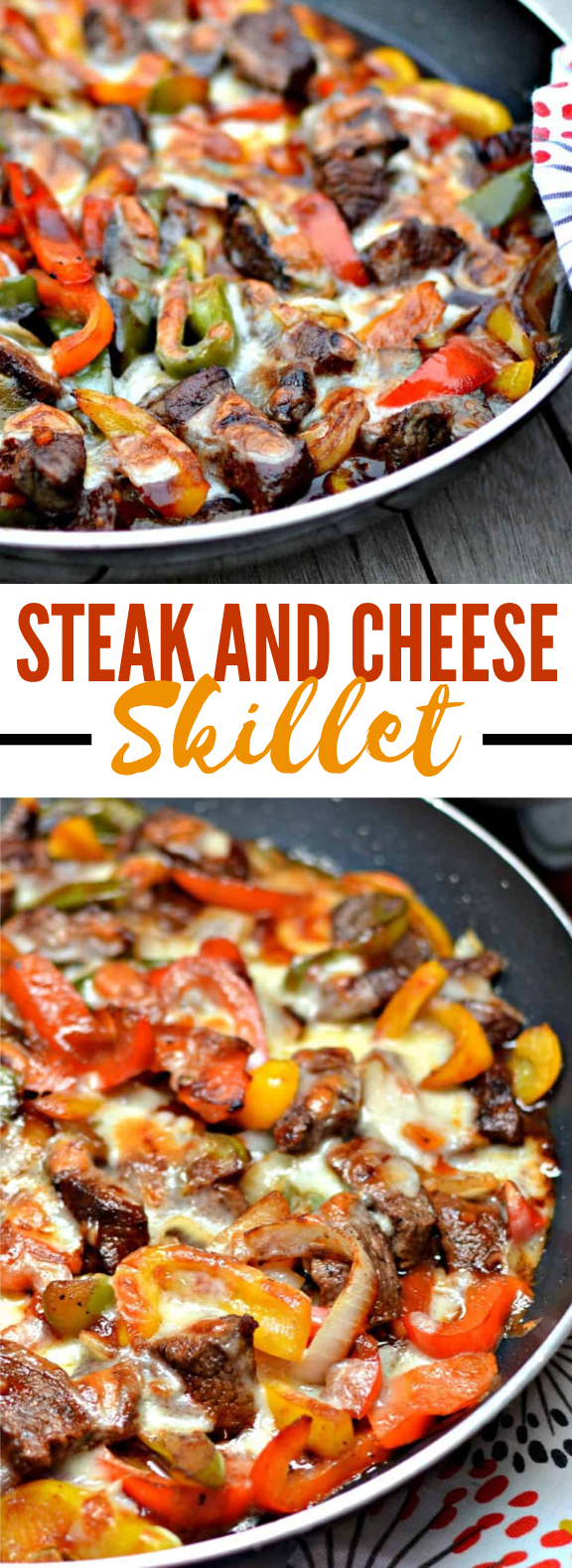 STEAK AND CHEESE SKILLET #dinner #lowcarb